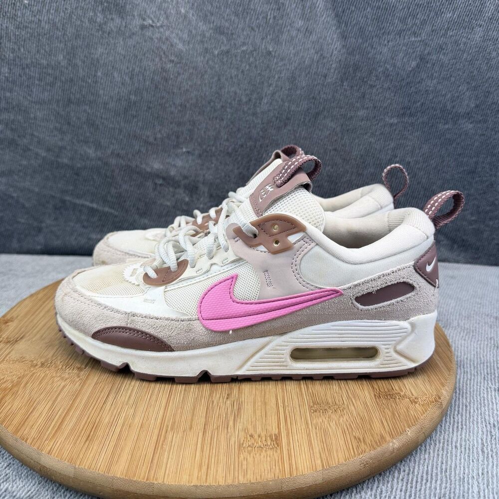 Nike Air Max 90 Futura Shoes Womens Size 7.5 Pink Cream Sneakers FZ3619-019 - Picture 4 of 11